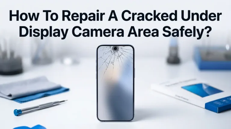 How To Repair A Cracked Under Display Camera Area Safely?