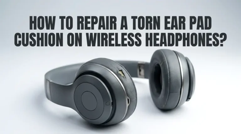 How to Repair a Torn Ear Pad Cushion on Wireless Headphones?