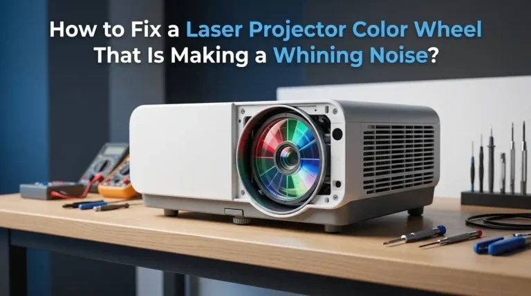 How to Fix a Laser Projector Color Wheel That Is Making a Whining Noise?