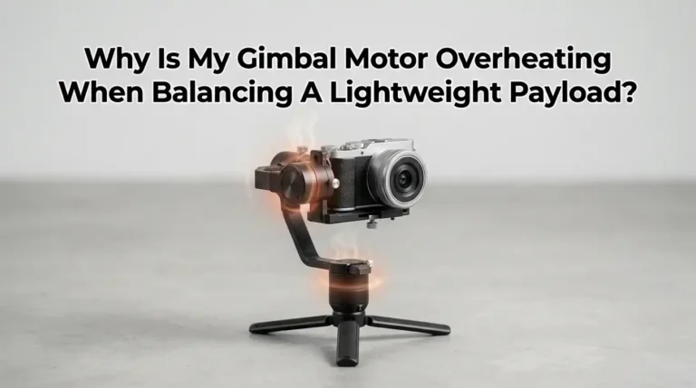 Why Is My Gimbal Motor Overheating When Balancing A Lightweight Payload?