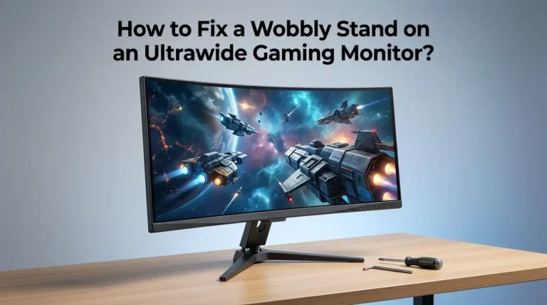 How to Fix a Wobbly Stand on an Ultrawide Gaming Monitor?