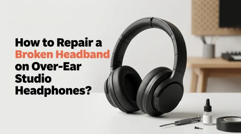 How to Repair a Broken Headband on Over-Ear Studio Headphones?