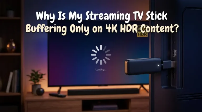 Why Is My Streaming TV Stick Buffering Only on 4K HDR Content?