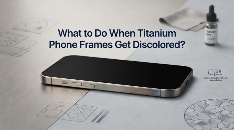 What to Do When Titanium Phone Frames Get Discolored?