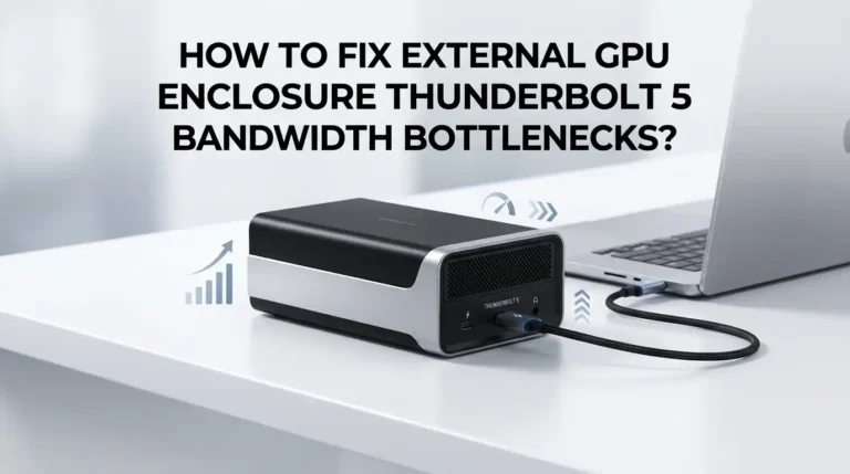 How To Fix External GPU Enclosure Thunderbolt 5 Bandwidth Bottlenecks?