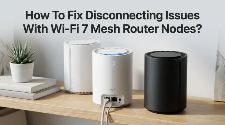 How To Fix Disconnecting Issues With Wi-Fi 7 Mesh Router Nodes?