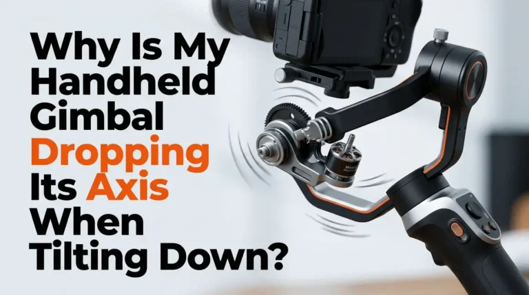 Why Is My Handheld Gimbal Dropping Its Axis When Tilting Down?
