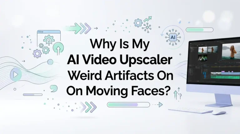 Why Is My AI Video Upscaler Creating Weird Artifacts On Moving Faces?