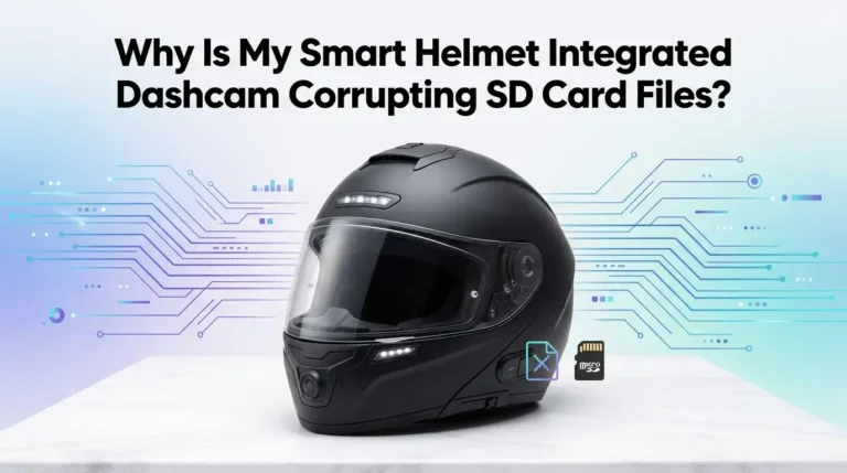 Why Is My Smart Helmet Integrated Dashcam Corrupting SD Card Files?