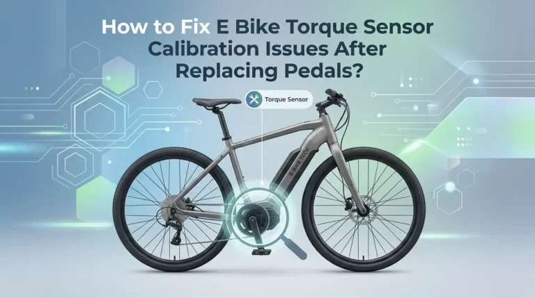 How to Fix E Bike Torque Sensor Calibration Issues After Replacing Pedals?