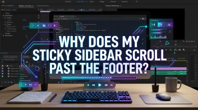 Why Does My Sticky Sidebar Scroll Past the Footer?