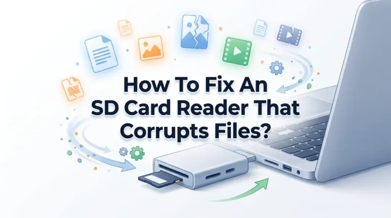 How To Fix An SD Card Reader That Corrupts Files?