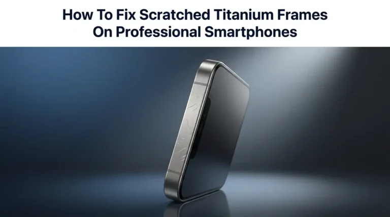 How To Fix Scratched Titanium Frames On Professional Smartphones?