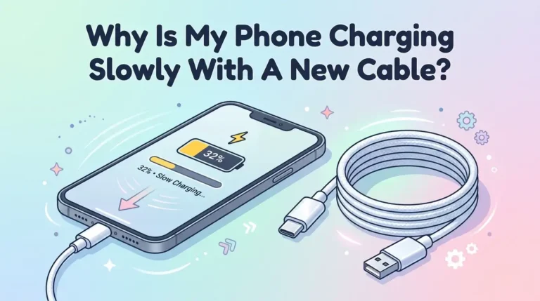 Why Is My Phone Charging Slowly With A New Cable?