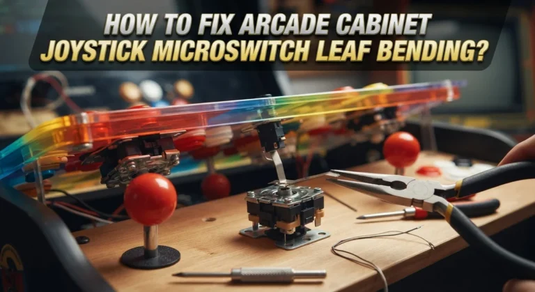 How To Fix Arcade Cabinet Joystick Microswitch Leaf Bending?