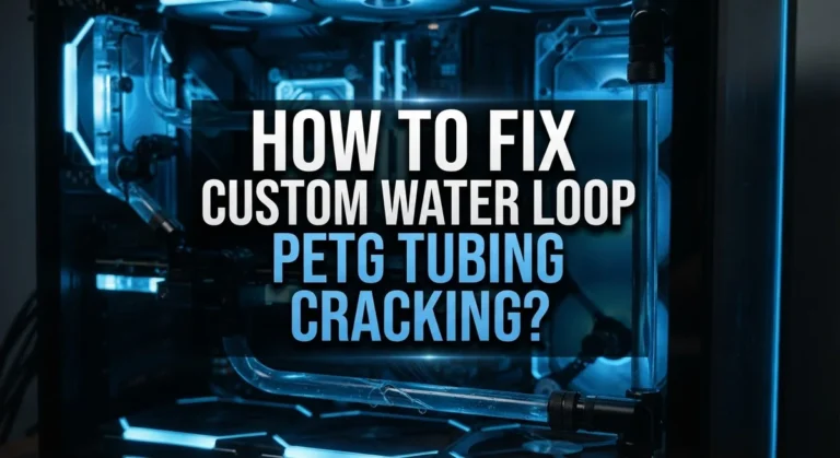 How To Fix Custom Water Loop PETG Tubing Cracking?