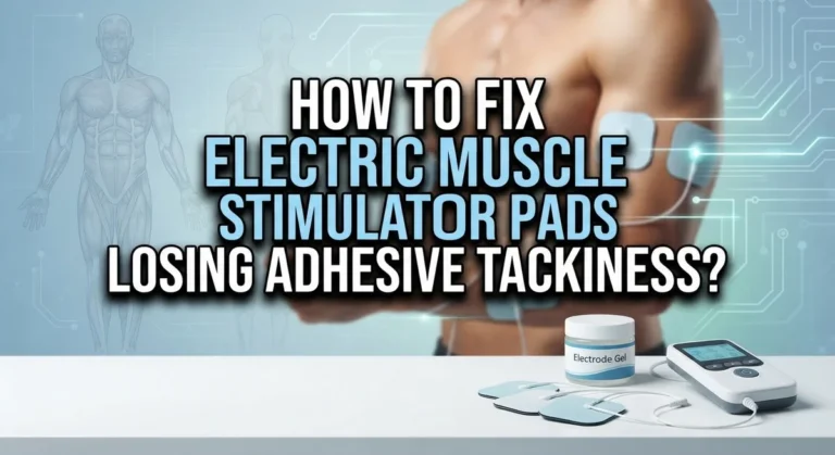 How To Fix Electric Muscle Stimulator Pads Losing Adhesive Tackiness?