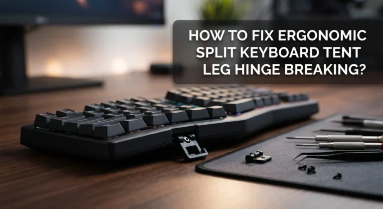 How To Fix Ergonomic Split Keyboard Tent Leg Hinge Breaking?