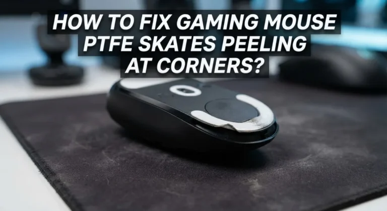 How To Fix Gaming Mouse PTFE Skates Peeling At Corners?