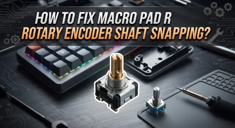 How To Fix Macro Pad Rotary Encoder Shaft Snapping?