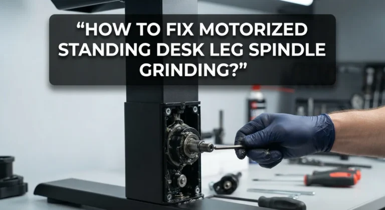 How To Fix Motorized Standing Desk Leg Spindle Grinding?