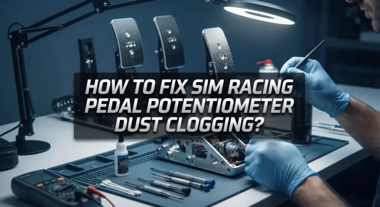 How To Fix Sim Racing Pedal Potentiometer Dust Clogging?