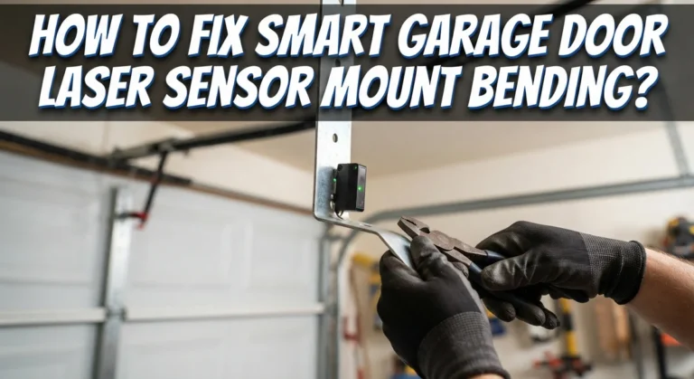 How To Fix Smart Garage Door Laser Sensor Mount Bending?